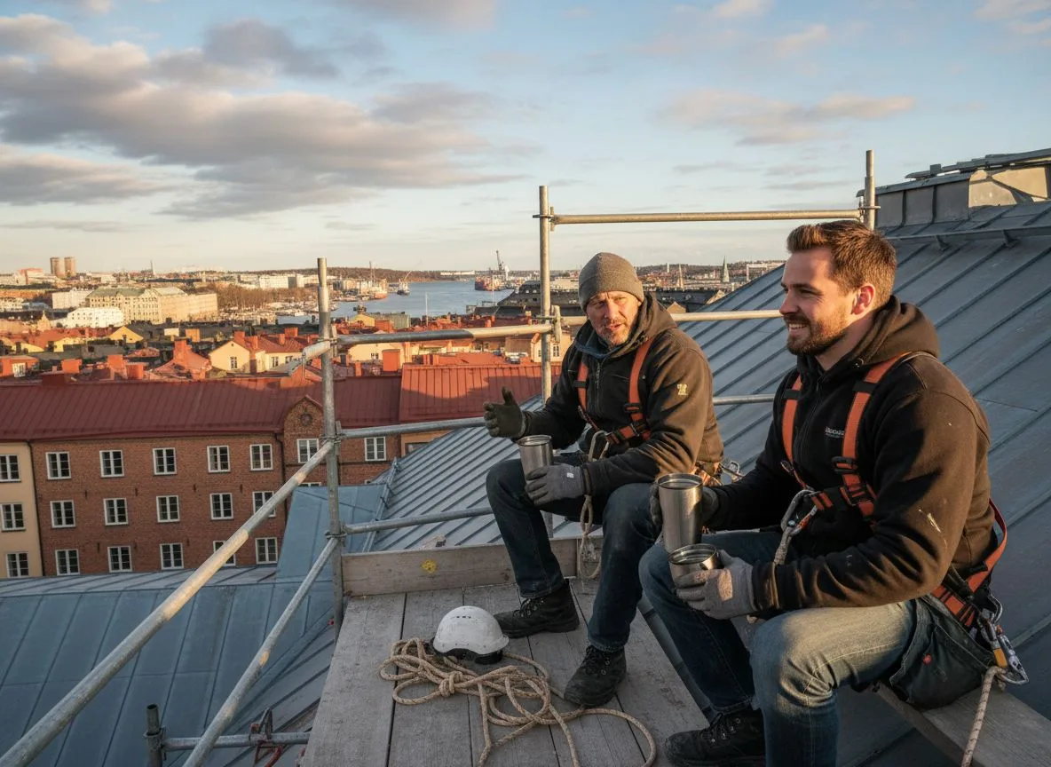 Takläggare med fokus på villor i Göteborg